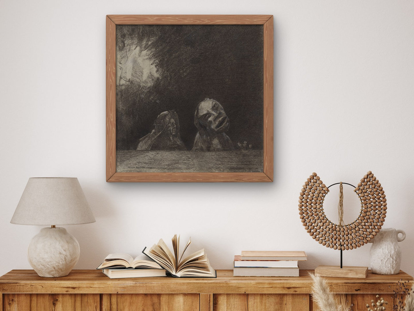Quasimodo by Odilon Redon 1875, Wall Art Print, Fine Art Reproduction, Museum Quality Decor, Poster