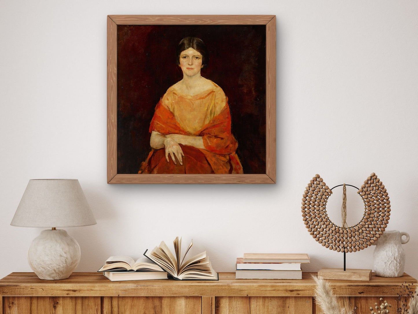 Young Woman in Yellow by Charles Webster Hawthorne 1922, Wall Art Print, Fine Art Reproduction, Museum Quality Decor, Poster