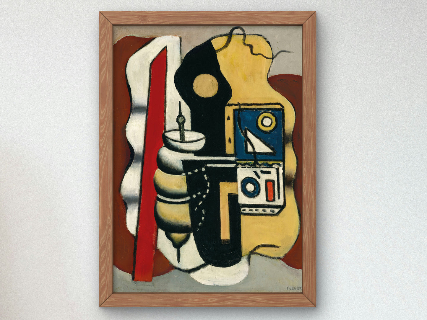 Composition with Spinning Top by Fernand Léger 1929, Wall Art Print, Fine Art Reproduction, Museum Quality Decor, Poster