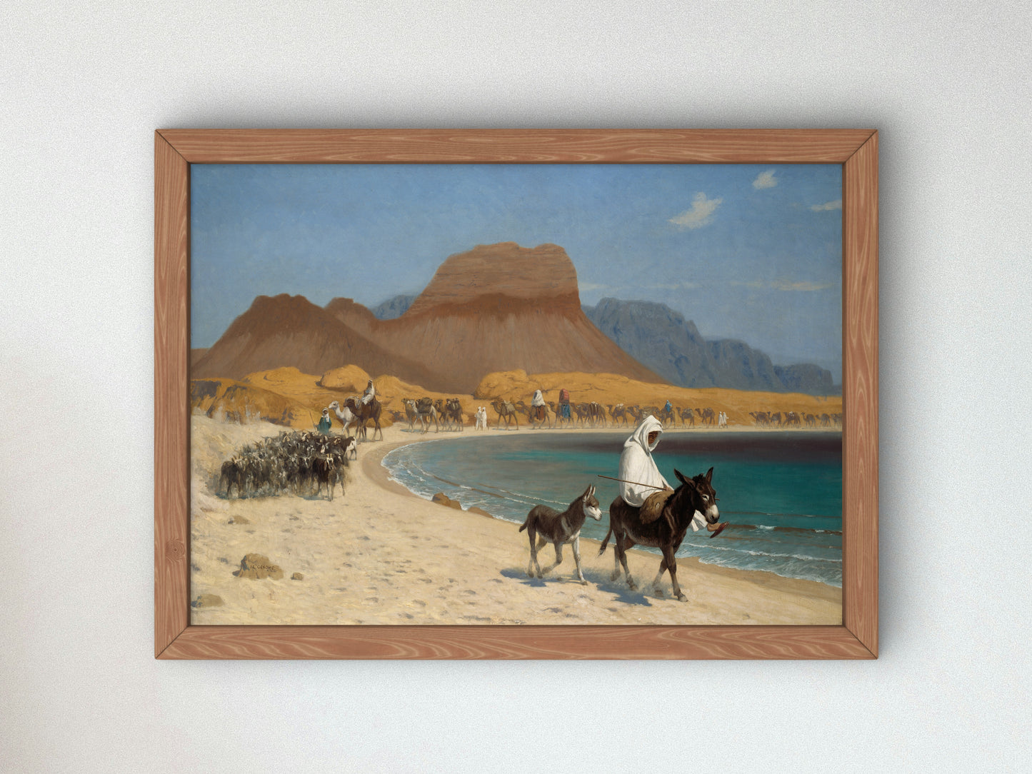 The Gulf of Aqaba by Jean Léon Gérôme 1897, Wall Art Print, Fine Art Reproduction, Museum Quality Decor, Poster