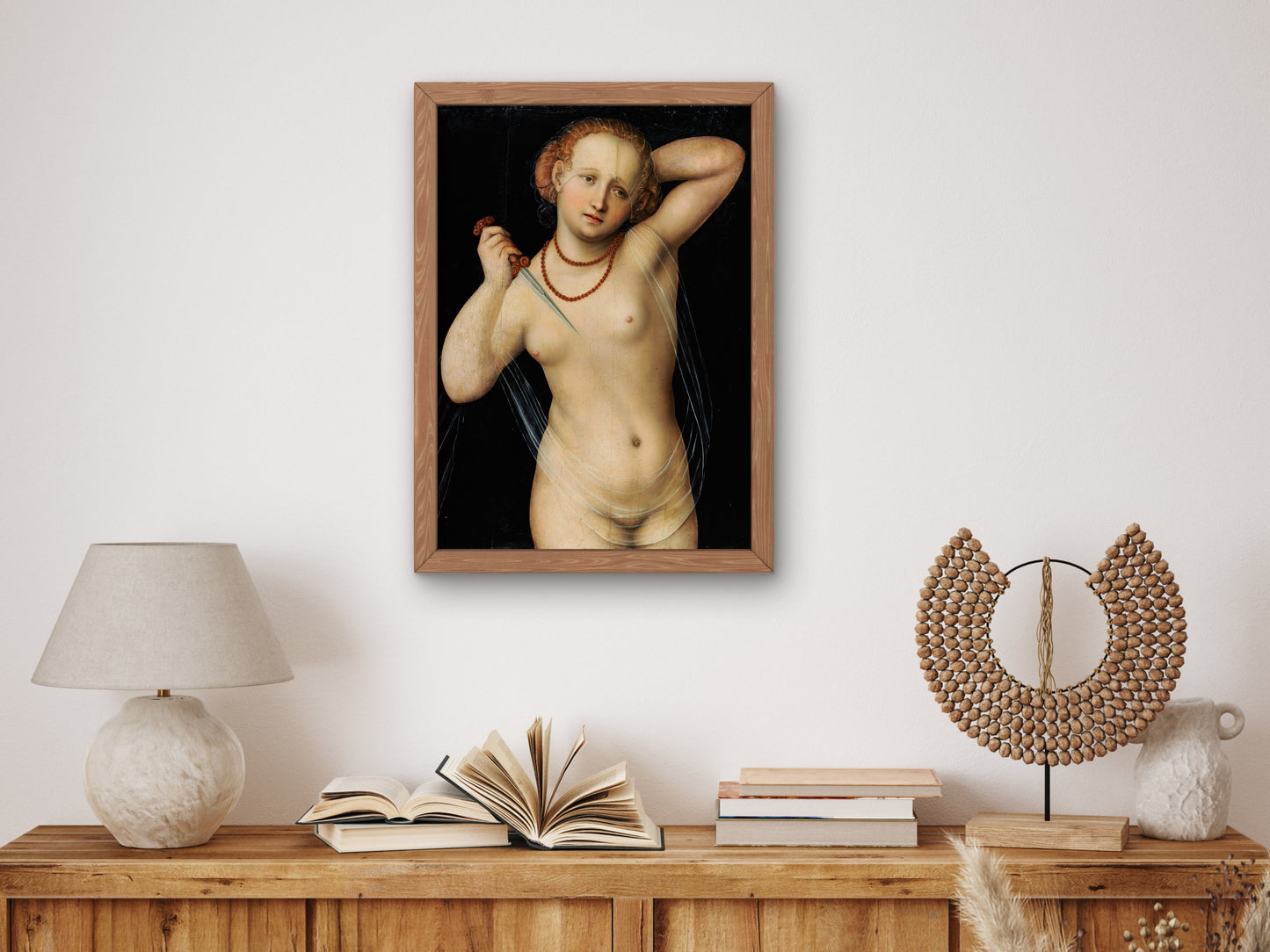 Lucretia by Lucas Cranach the Elder 1535, Wall Art Print, Fine Art Reproduction, Museum Quality Decor, Poster