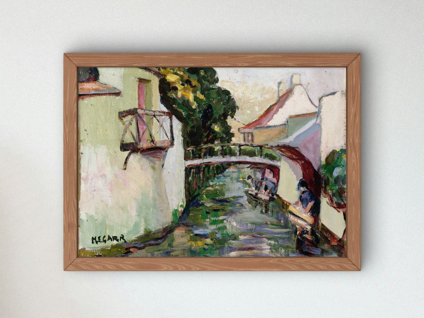 Crecy en Brie by Emily Carr 1911, Wall Art Print, Fine Art Reproduction, Museum Quality Decor, Poster