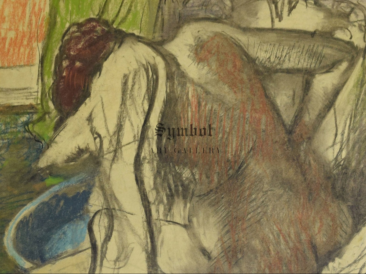 The Bather by Edgar Degas 1895, Wall Art Print, Fine Art Reproduction, Museum Quality Decor, Poster