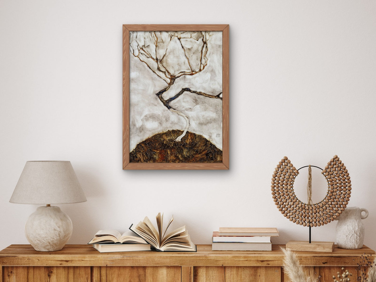 Small Tree in Late Autumn by Egon Schiele 1911, Wall Art Print, Fine Art Reproduction, Museum Quality Decor, Poster