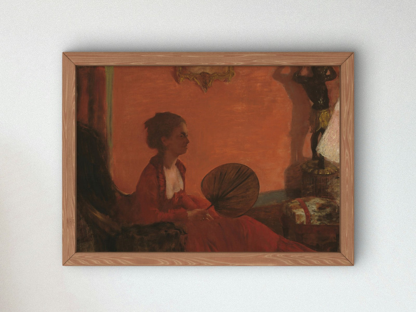 Madame Camus by Edgar Degas 1869, Wall Art Print, Fine Art Reproduction, Museum Quality Decor, Poster