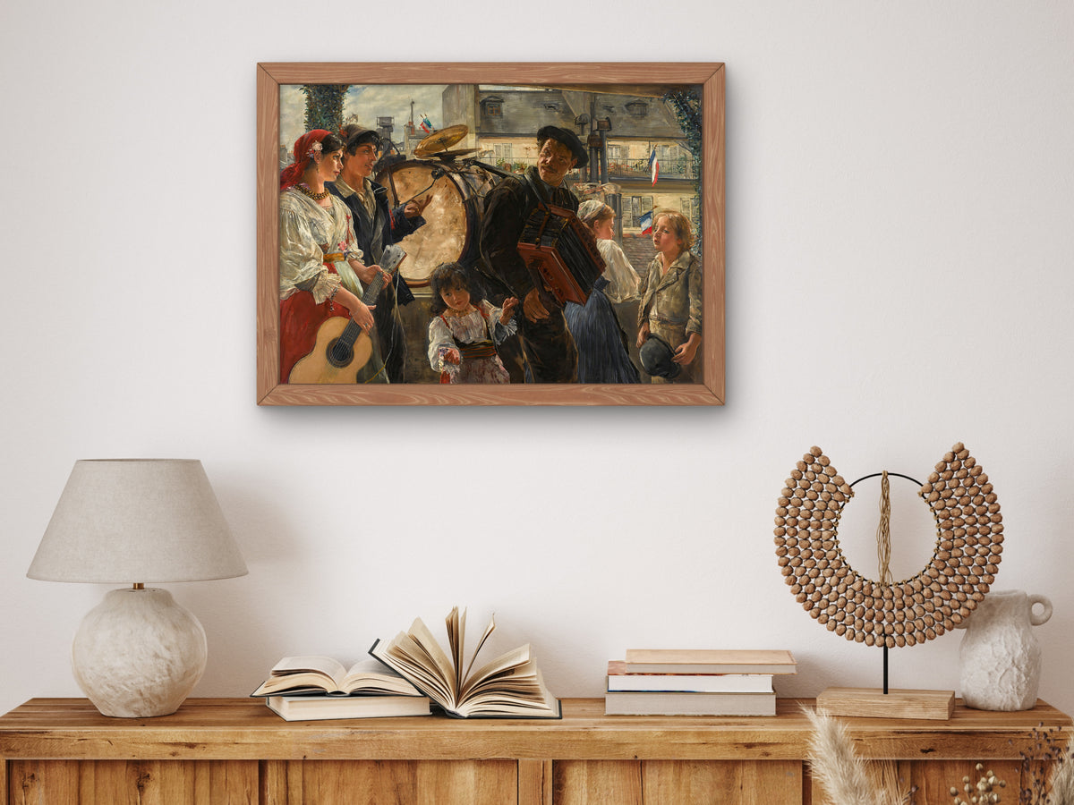 July 14 by Ernst Josephson 1883, Wall Art Print, Fine Art Reproduction, Museum Quality Decor, Poster