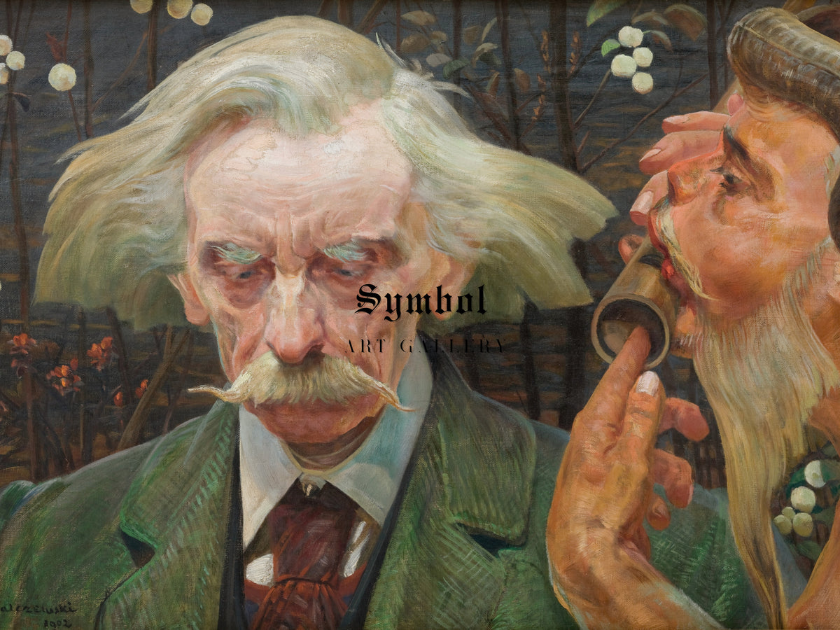 The Unknown Note by Jacek Malczewski 1902, Wall Art Print, Fine Art Reproduction, Museum Quality Decor, Poster