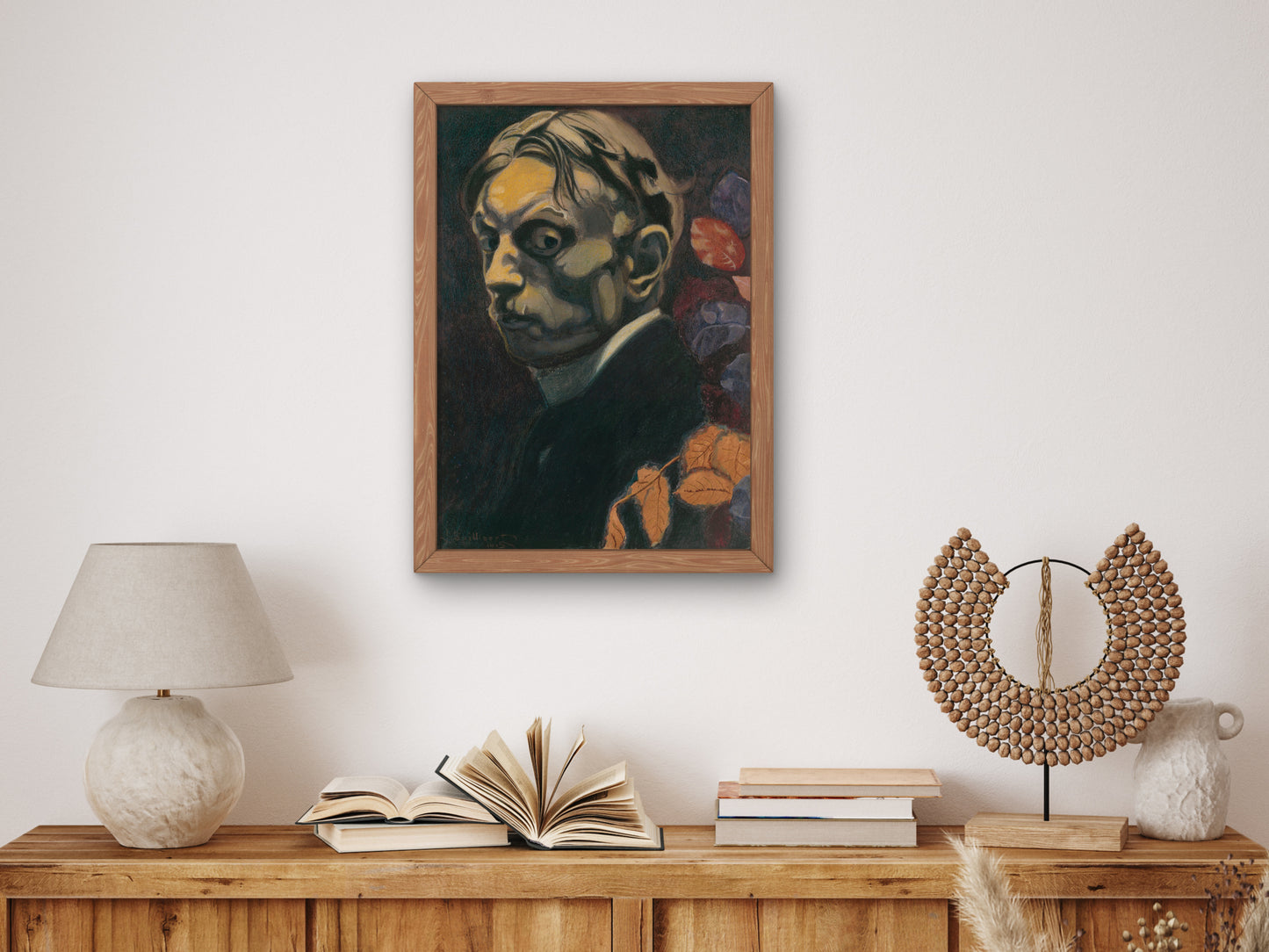 Self Portrait by Léon Spilliaert 1915, Wall Art Print, Fine Art Reproduction, Museum Quality Decor, Poster