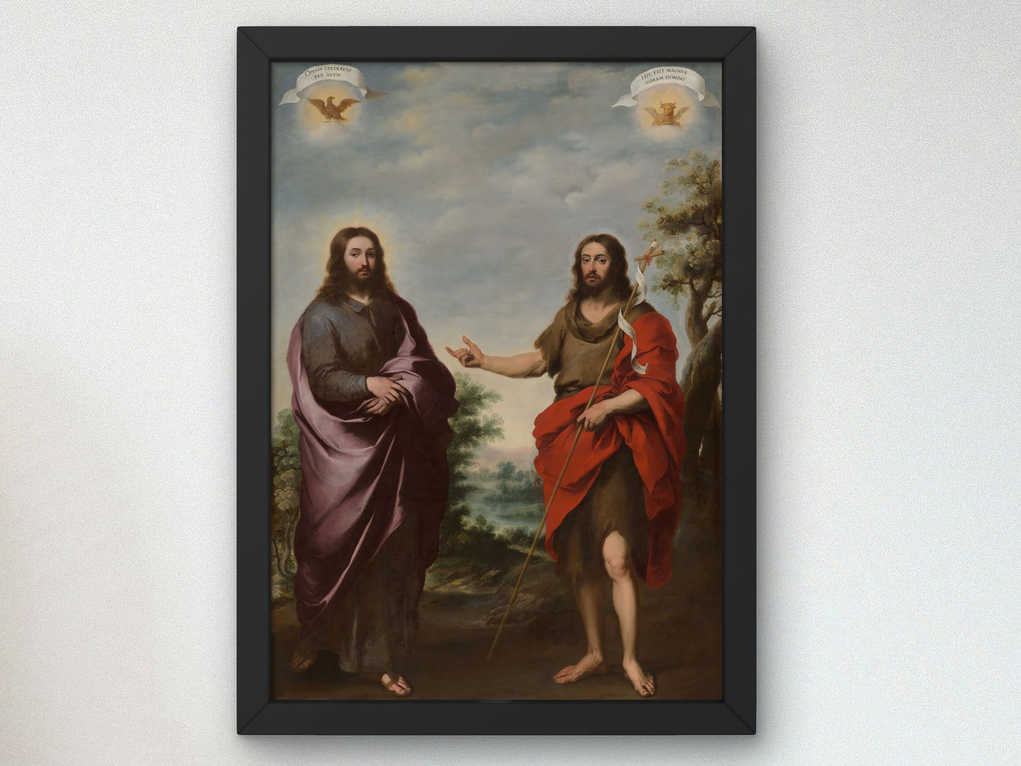 Behold the Lamb of God by Bartolomé Estéban Murillo 1655, Wall Art Print, Fine Art Reproduction, Museum Quality Decor, Poster