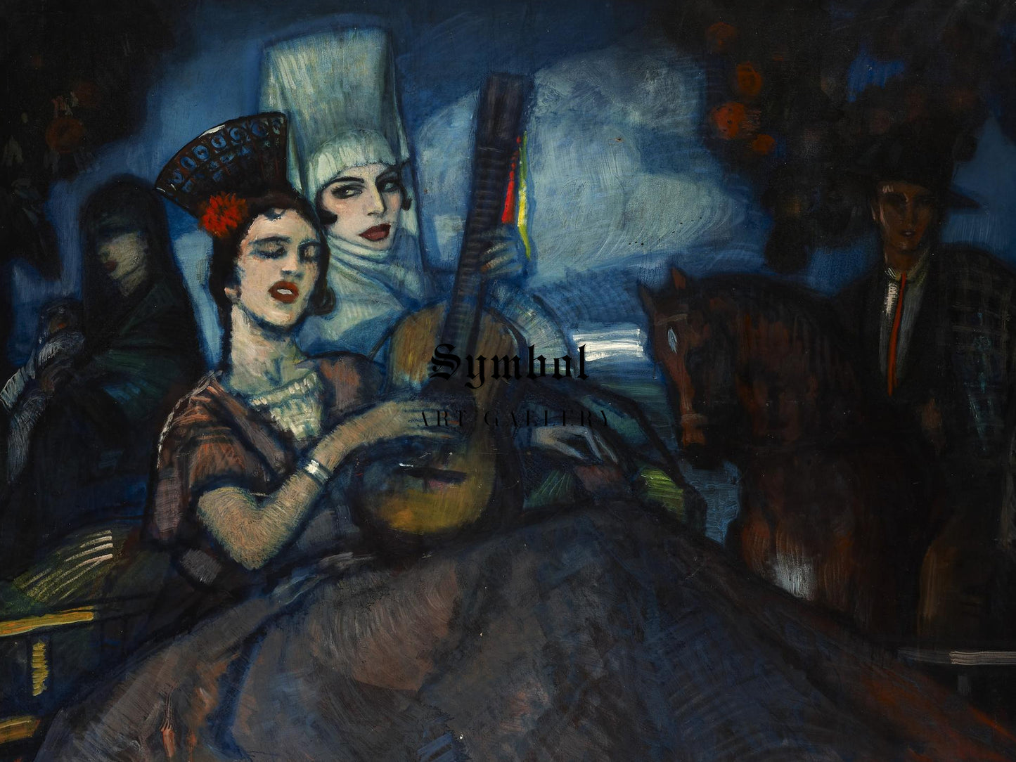 Cancion Popular by Federico Beltrán Masses 1920, Wall Art Print, Fine Art Reproduction, Museum Quality Decor, Poster