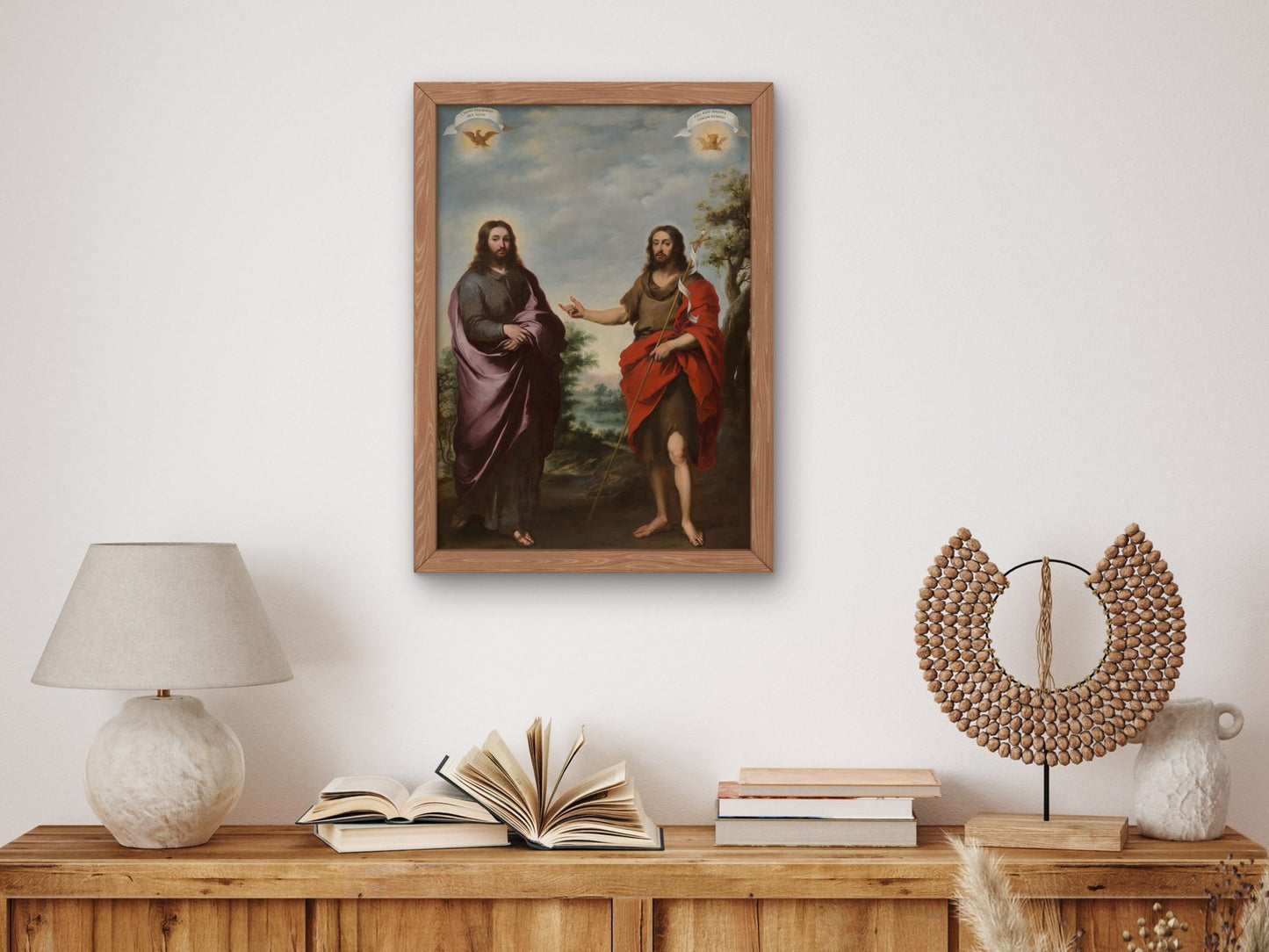 Behold the Lamb of God by Bartolomé Estéban Murillo 1655, Wall Art Print, Fine Art Reproduction, Museum Quality Decor, Poster