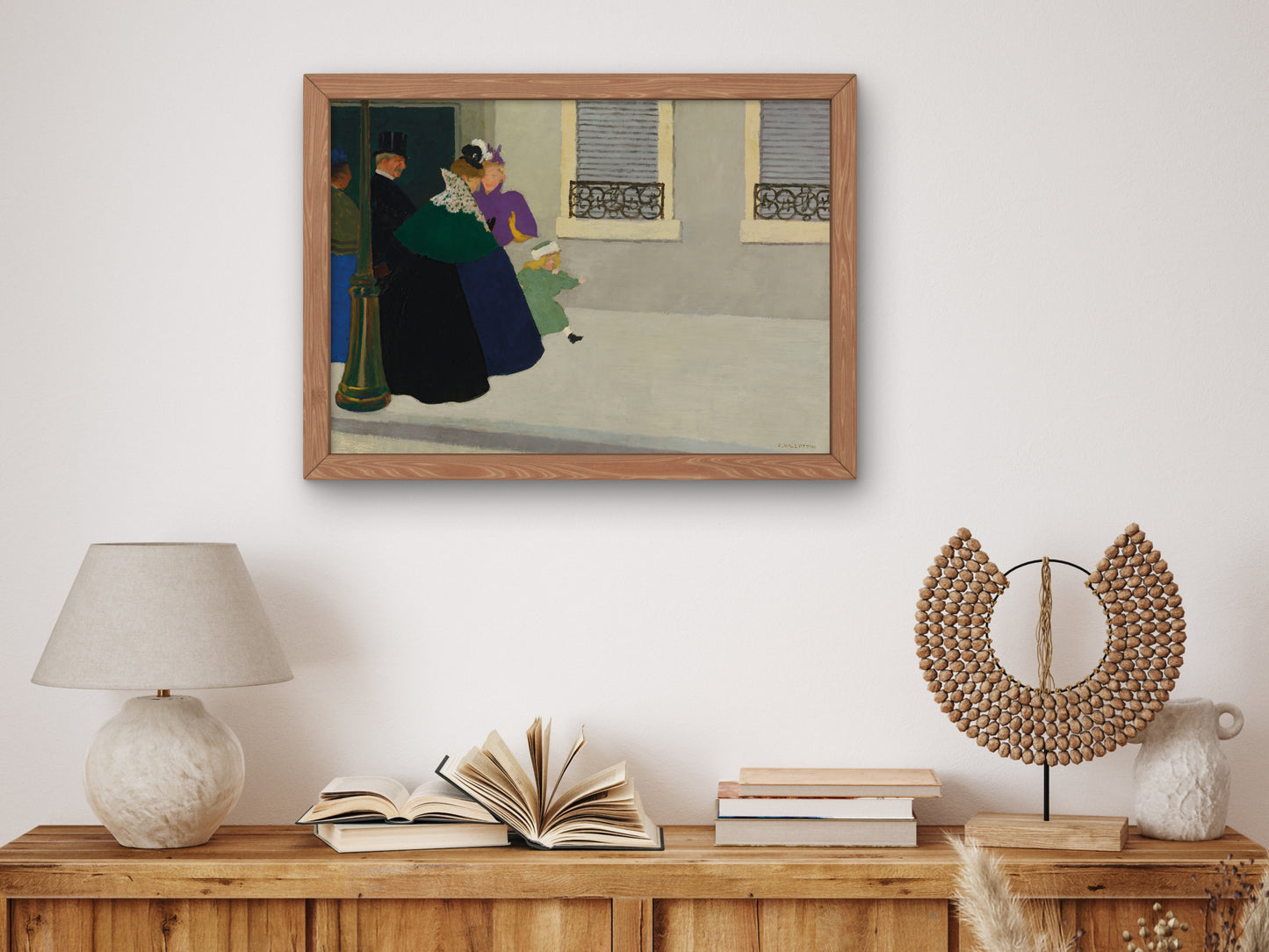 On a Walk by Félix Vallotton, Wall Art Print, Fine Art Reproduction, Museum Quality Decor, Poster
