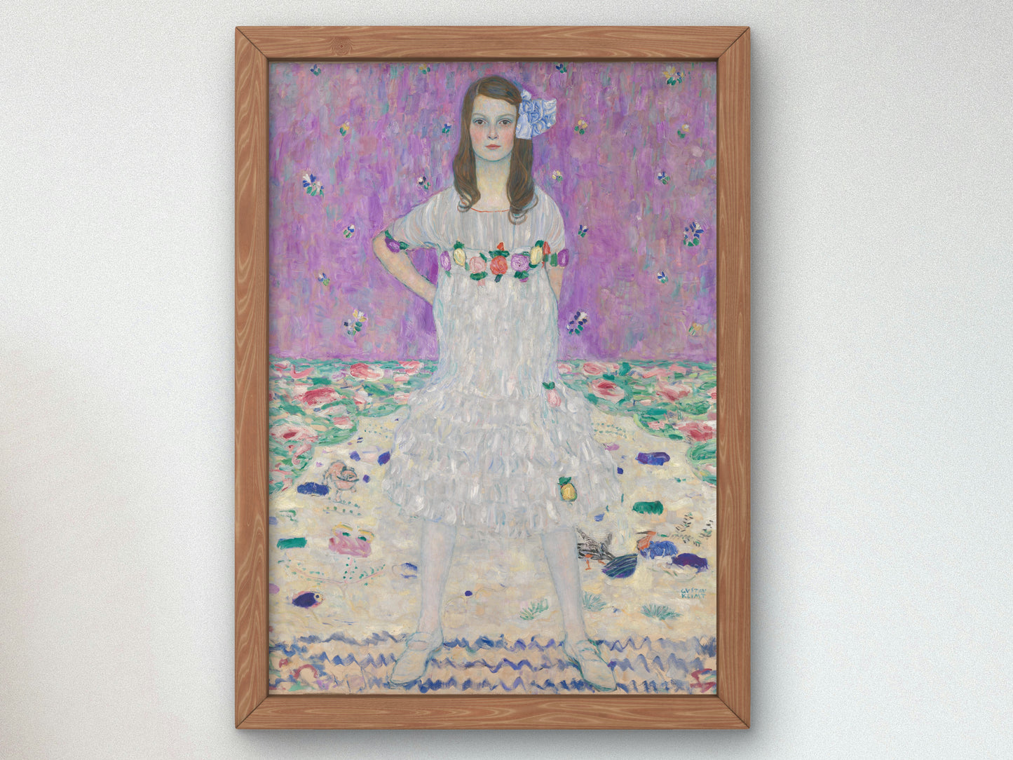 Mäda Primavesi by Gustav Klimt 1912, Wall Art Print, Fine Art Reproduction, Museum Quality Decor, Poster