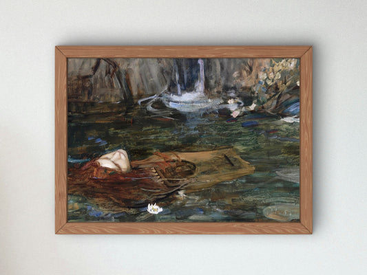 Study for Nymphs Finding the Head of Orpheus by Ludwig Deutsch, Wall Art Print, Fine Art Reproduction, Museum Quality Decor, Poster