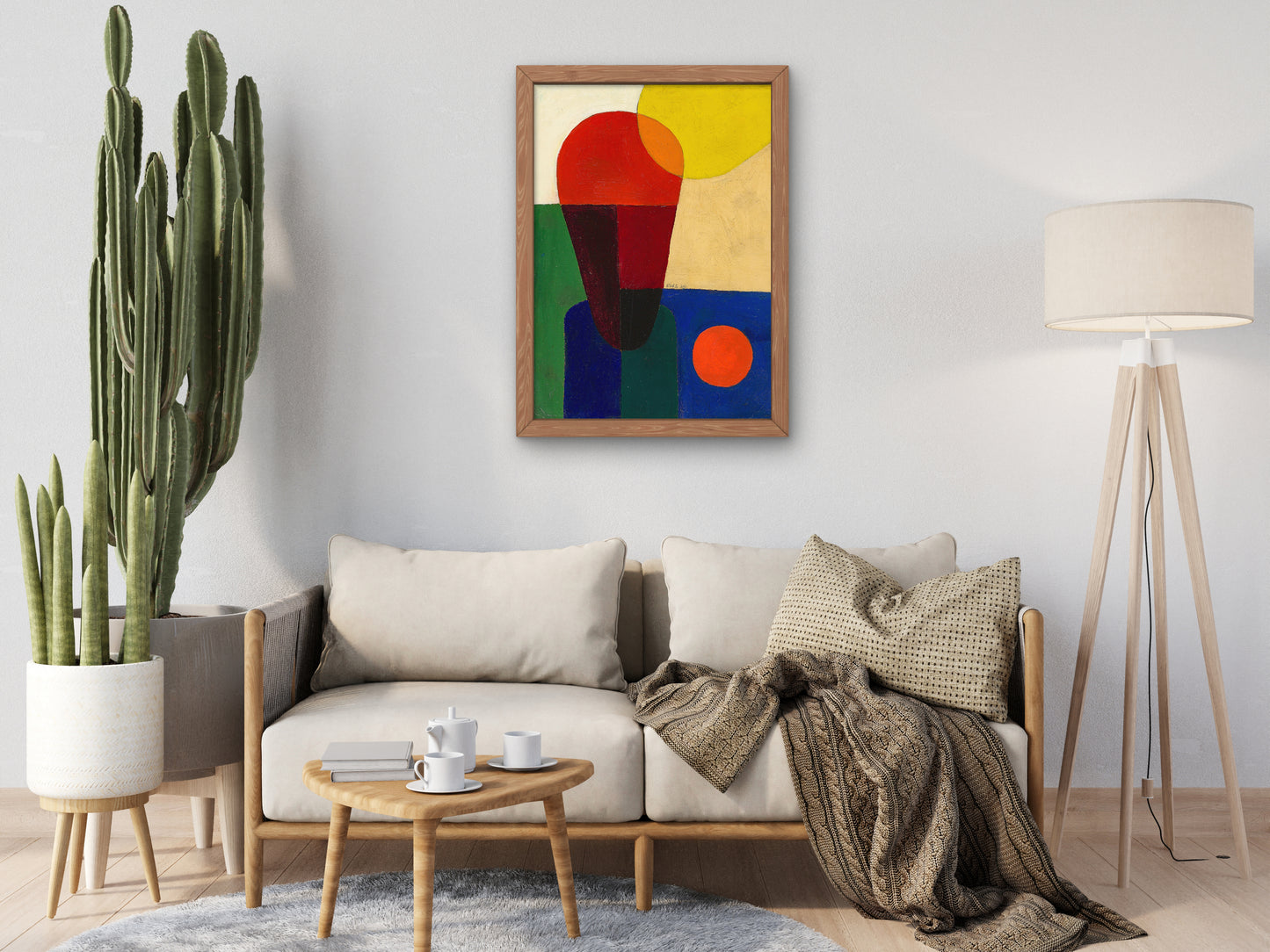 Strongly Abstracted Half Figure by Franz Wilhelm Seiwert 1920, Wall Art Print, Fine Art Reproduction, Museum Quality Decor, Poster
