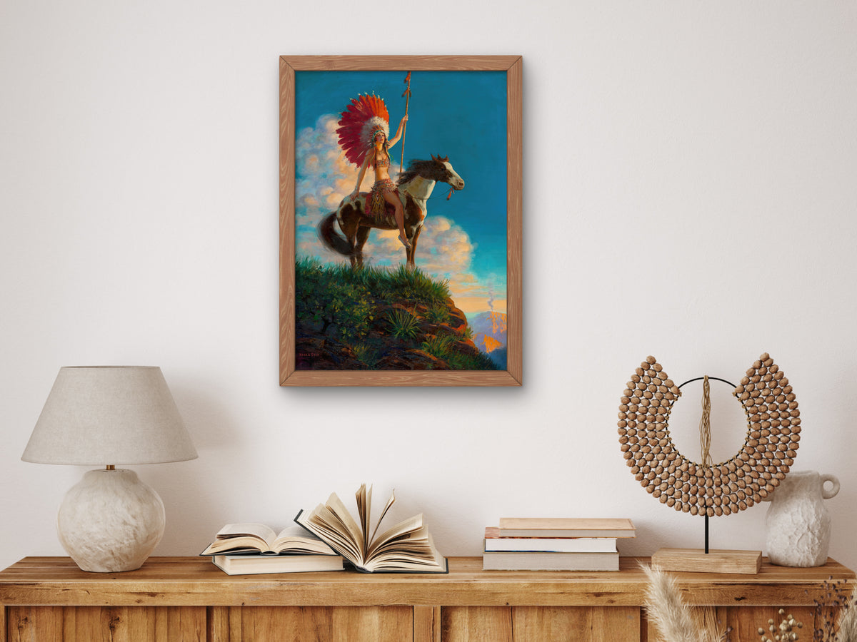 Red Wing by Edward Mason Eggleston 1932, Wall Art Print, Fine Art Reproduction, Museum Quality Decor, Poster