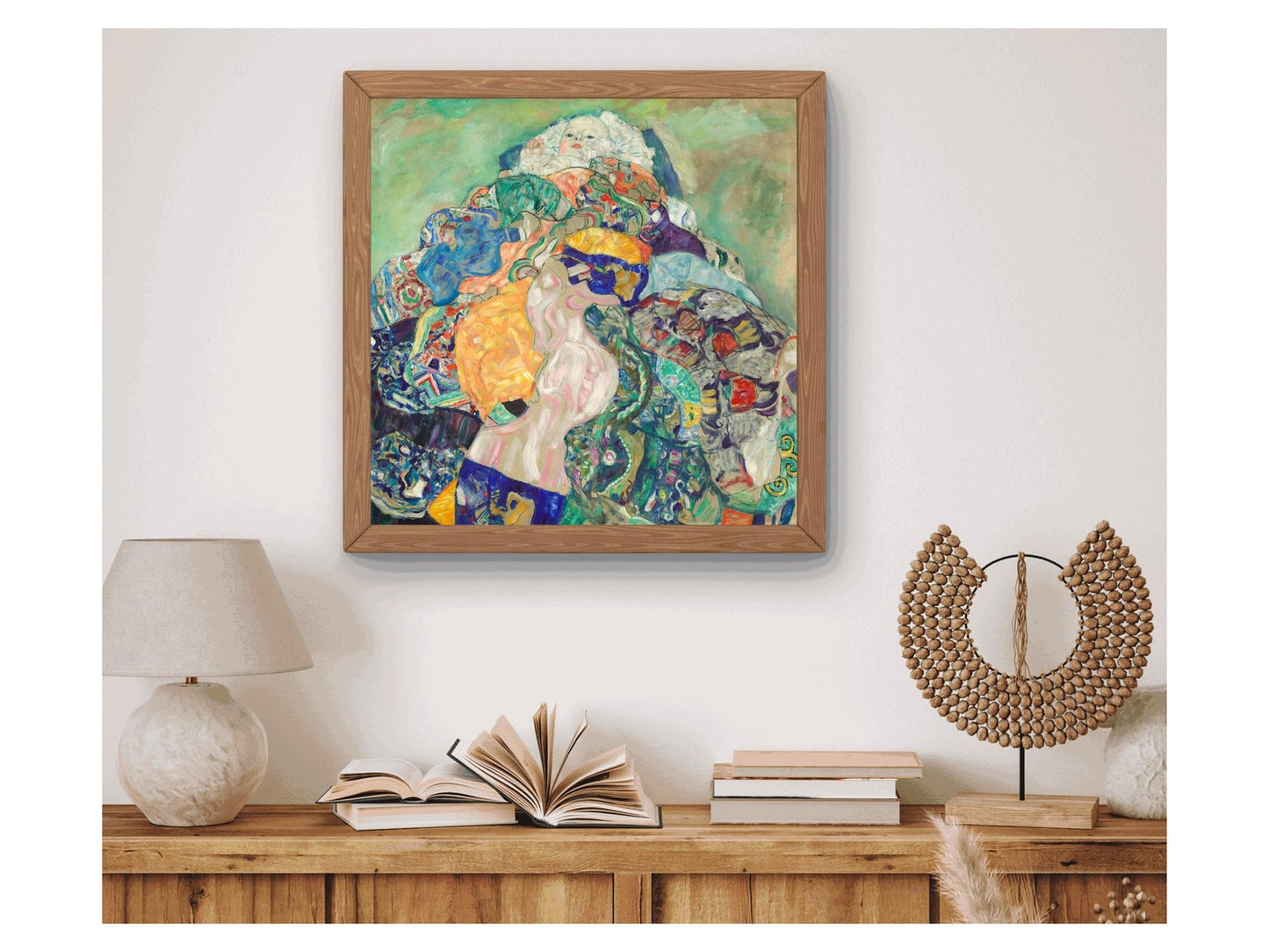 Baby Cradle by Gustav Klimt, 1918, Art Nouveau and Belle Époque, fine art print