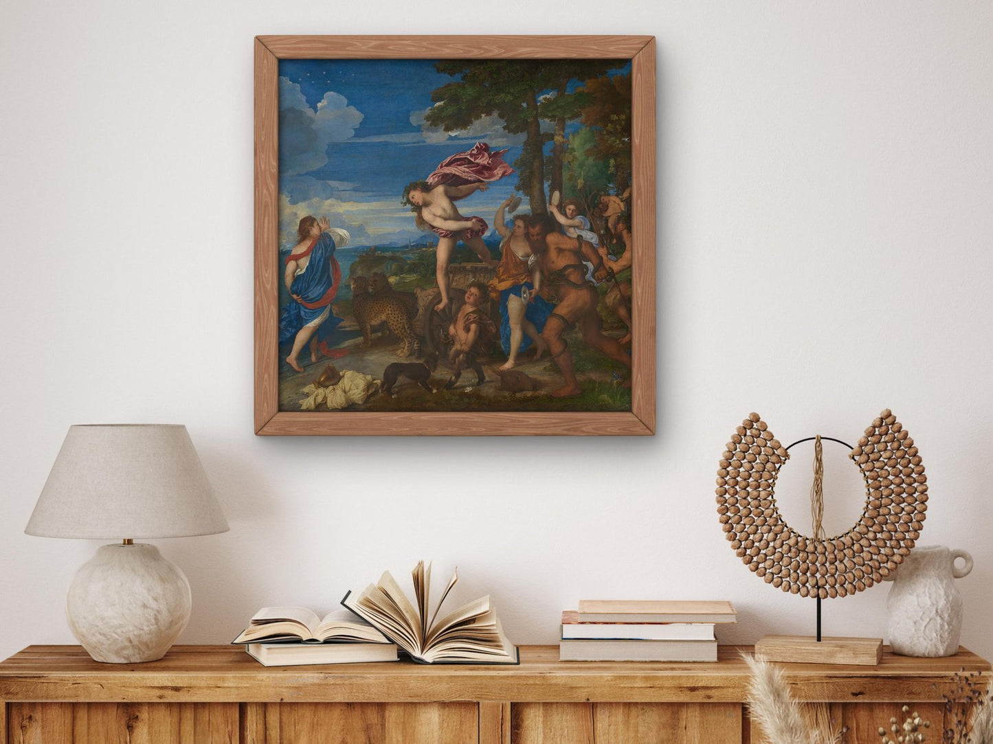 Bacchus and Ariadne by Titian, 1520, Renaissance, fine art print