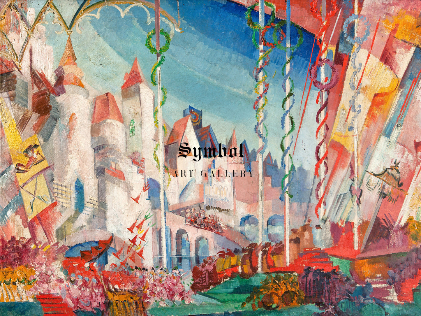 Die Meistersinger von Nürnberg by Fyodor Fyodorovsky 1929, Wall Art Print, Fine Art Reproduction, Museum Quality Decor, Poster