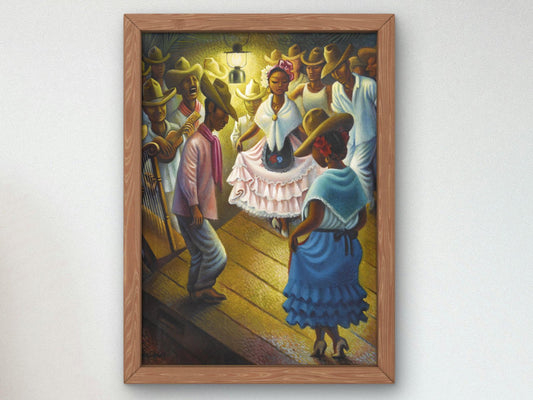 Baile en México by Miguel Covarrubias, 1947, Art Deco and American Modernism, fine art print