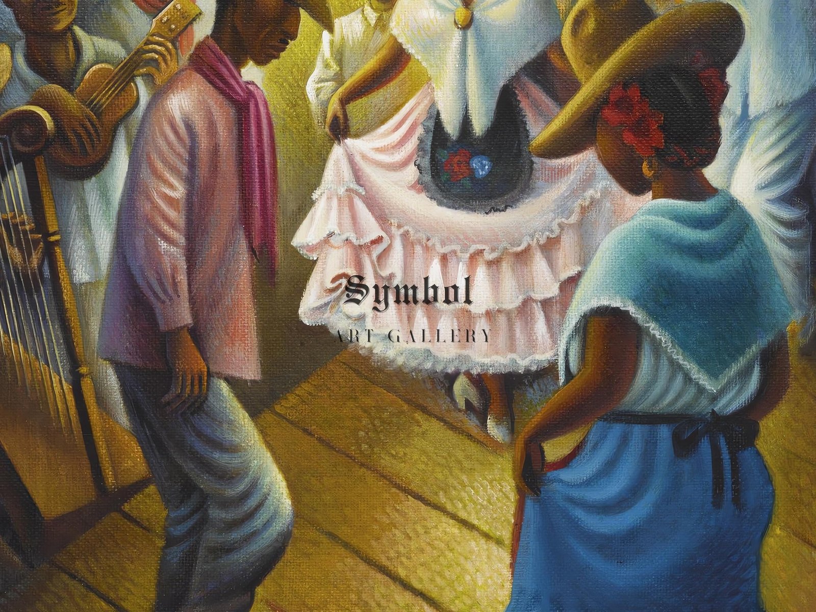 Baile en México by Miguel Covarrubias, 1947, Art Deco and American Modernism, fine art print