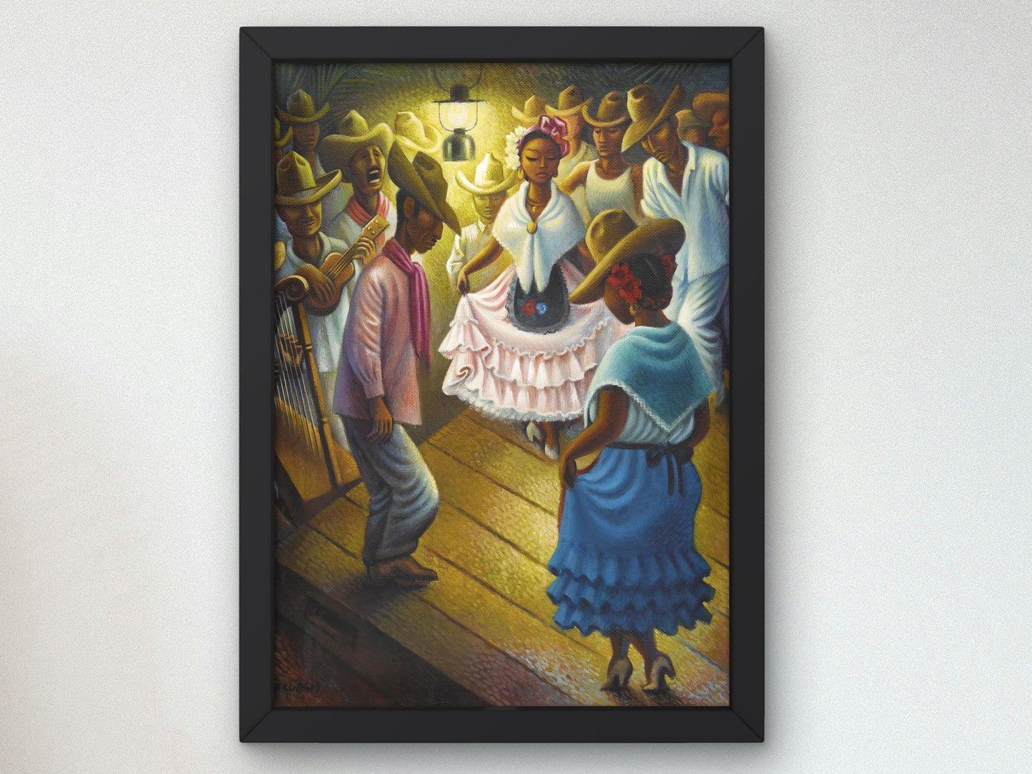 Baile en México by Miguel Covarrubias, 1947, Art Deco and American Modernism, fine art print