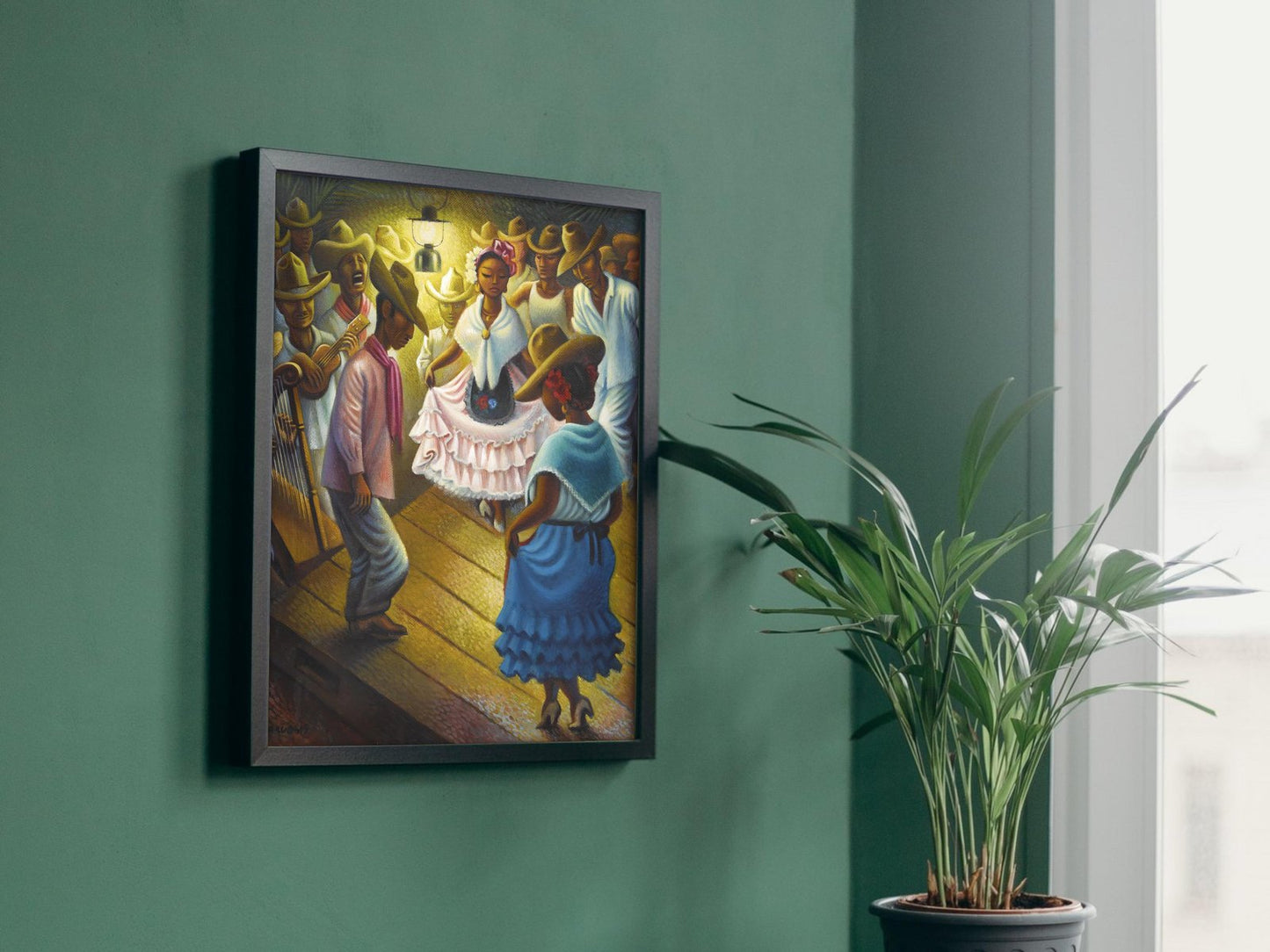 Baile en México by Miguel Covarrubias, 1947, Art Deco and American Modernism, fine art print