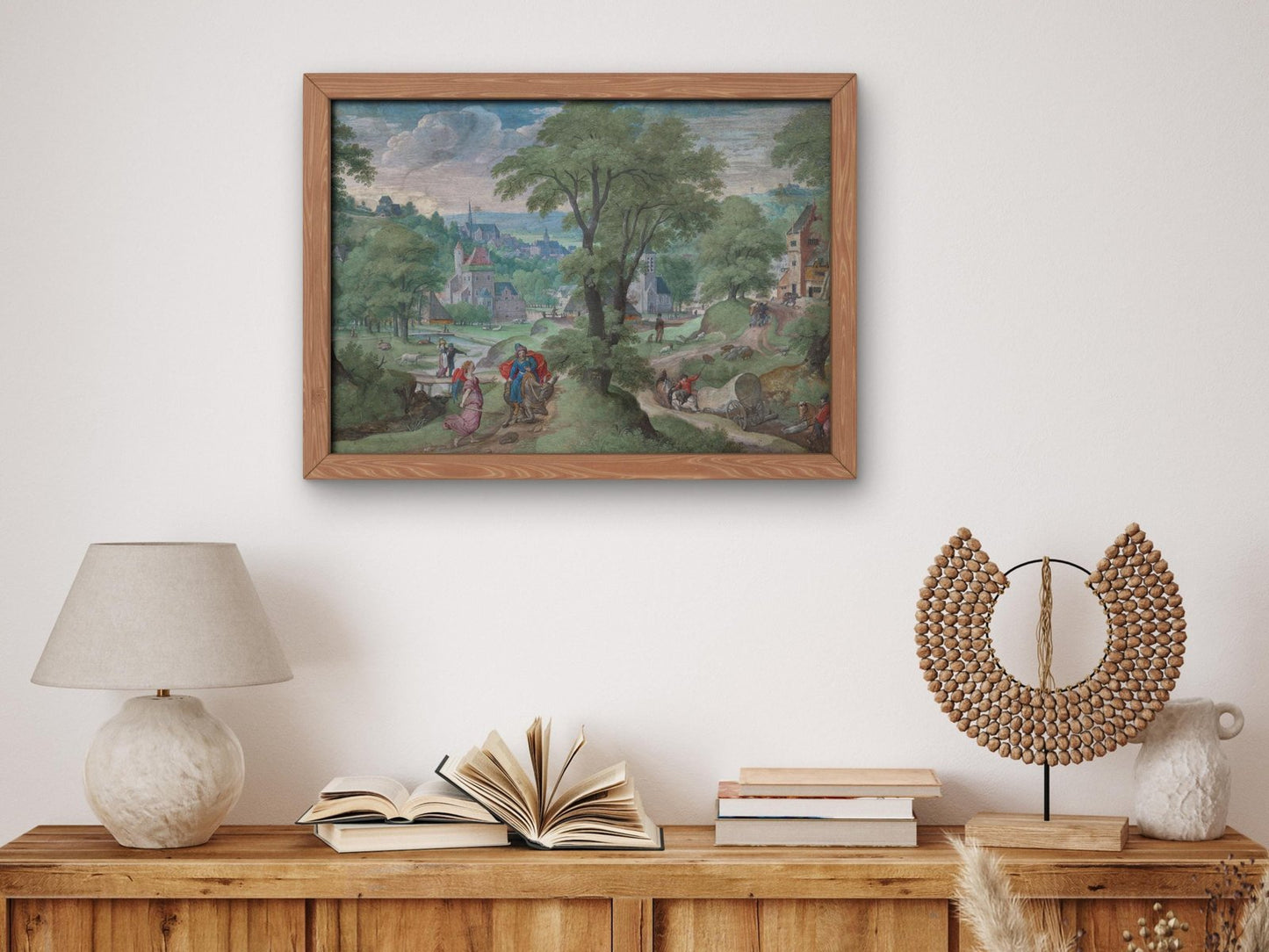 Balaam and the Ass by Hans Bol, 1583, Renaissance, fine art print