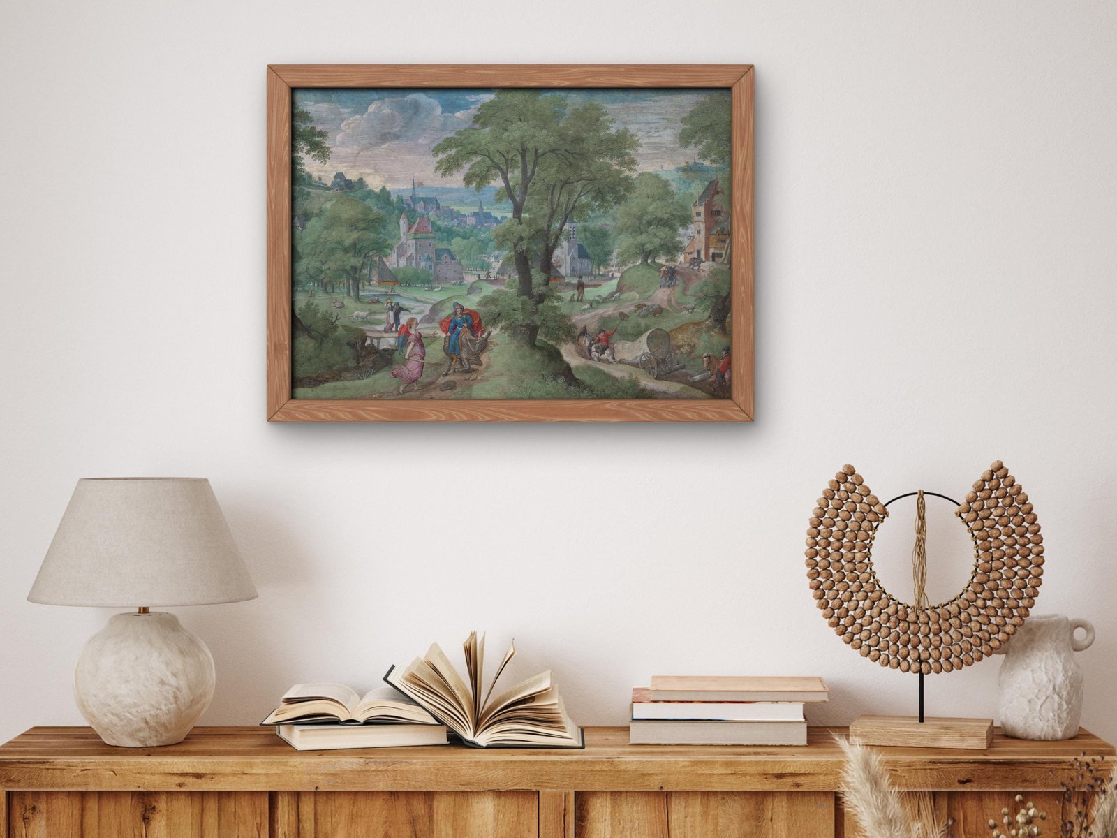 Balaam and the Ass by Hans Bol, 1583, Renaissance, fine art print