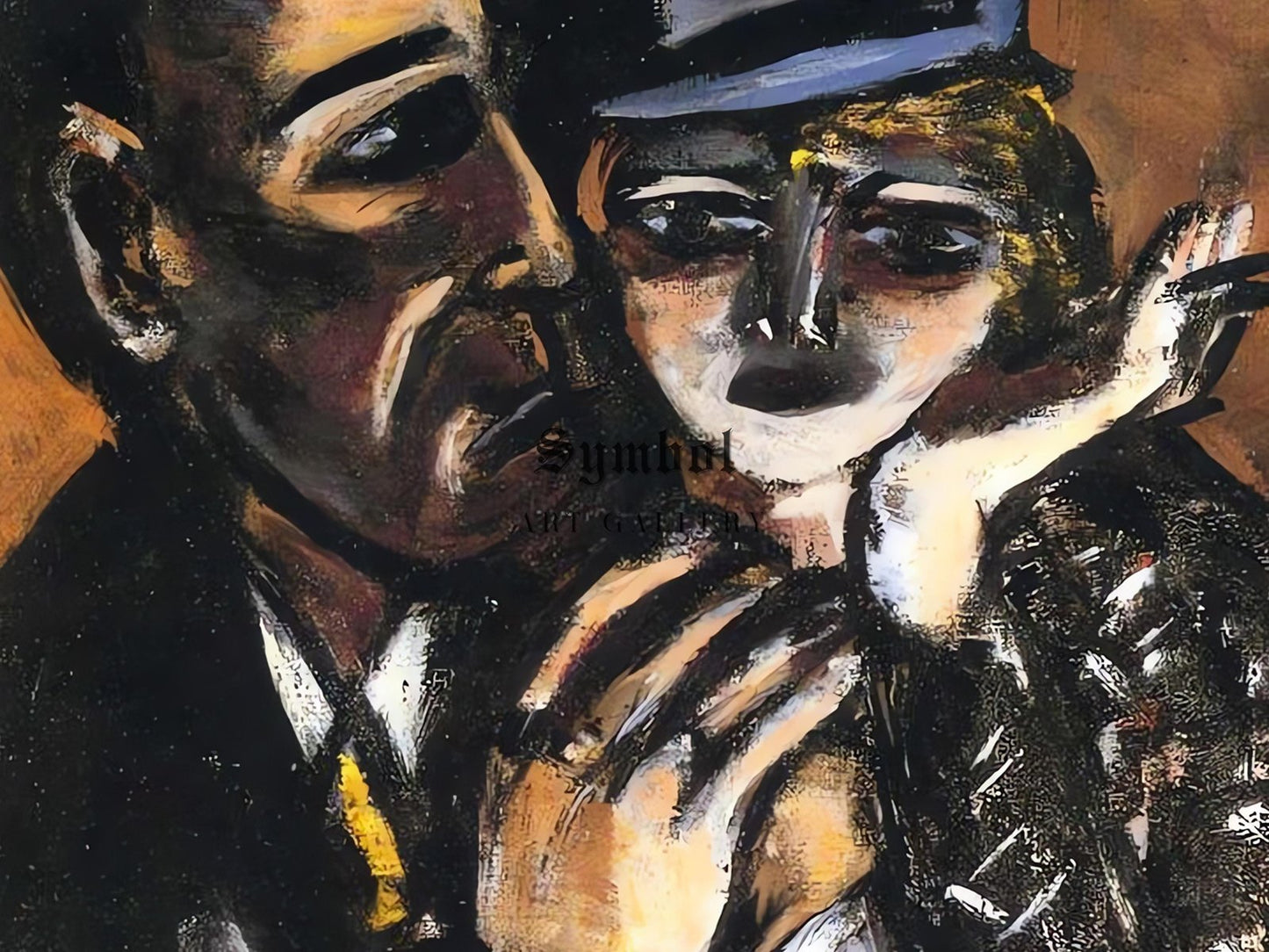 Bar Brown by Max Beckmann, 1944, Expressionism and Fauvism, fine art print