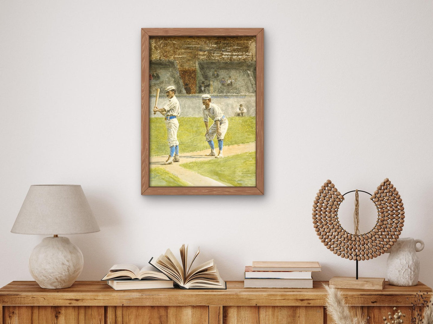 Baseball Players Practicing by Thomas Eakins, 1875, Realism and Naturalism, fine art print