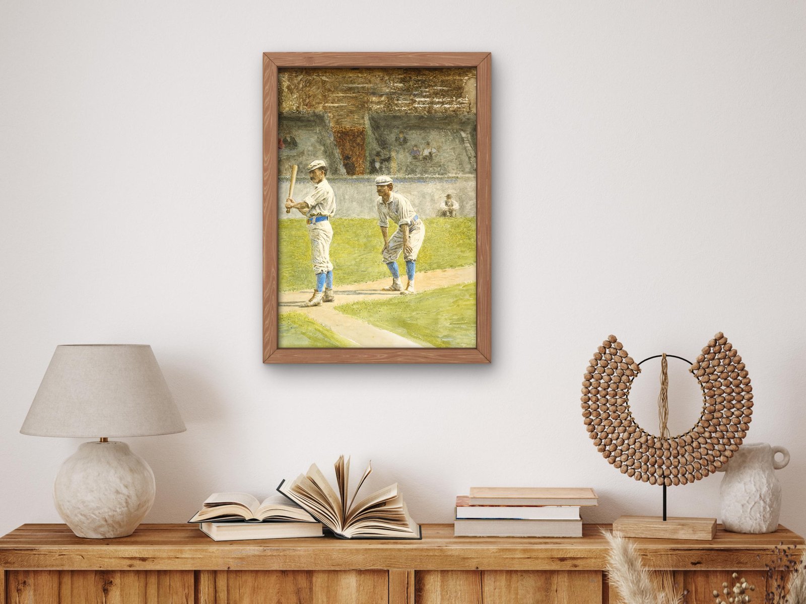 Baseball Players Practicing by Thomas Eakins, 1875, Realism and Naturalism, fine art print