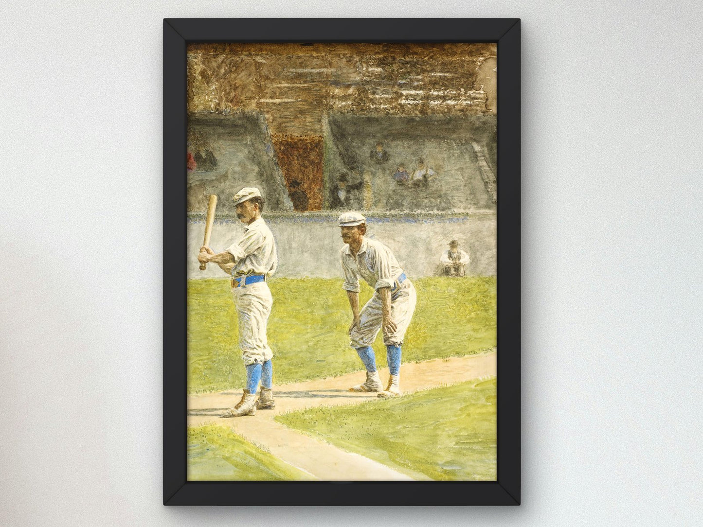Baseball Players Practicing by Thomas Eakins, 1875, Realism and Naturalism, fine art print