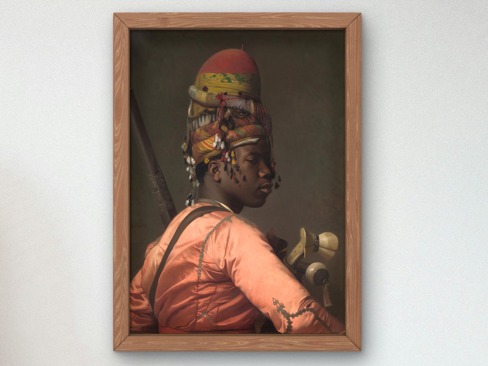 Bashi-Bazouk by Jean-Léon Gérôme, 1868, Orientalism and Exoticism, fine art print
