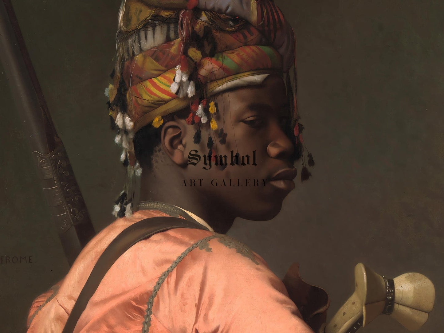 Bashi-Bazouk by Jean-Léon Gérôme, 1868, Orientalism and Exoticism, fine art print