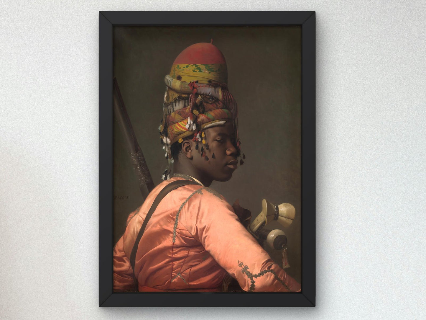 Bashi-Bazouk by Jean-Léon Gérôme, 1868, Orientalism and Exoticism, fine art print