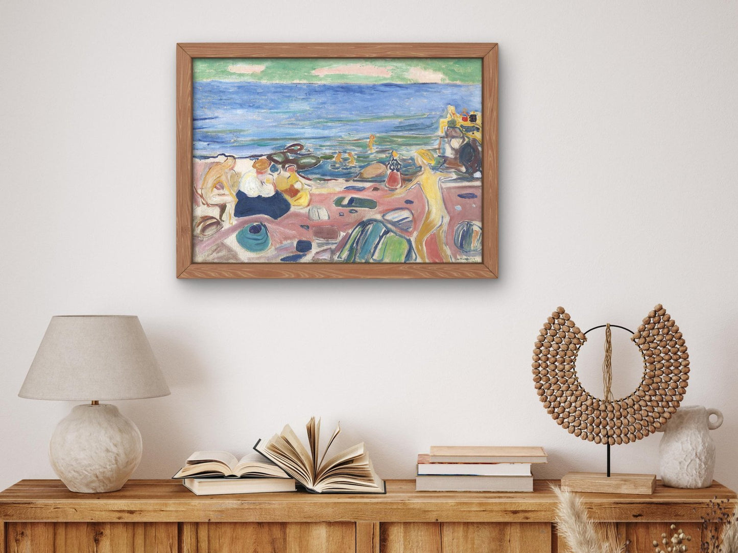 Bathing Scene by Edvard Munch, 1936, Expressionism and Fauvism, fine art print