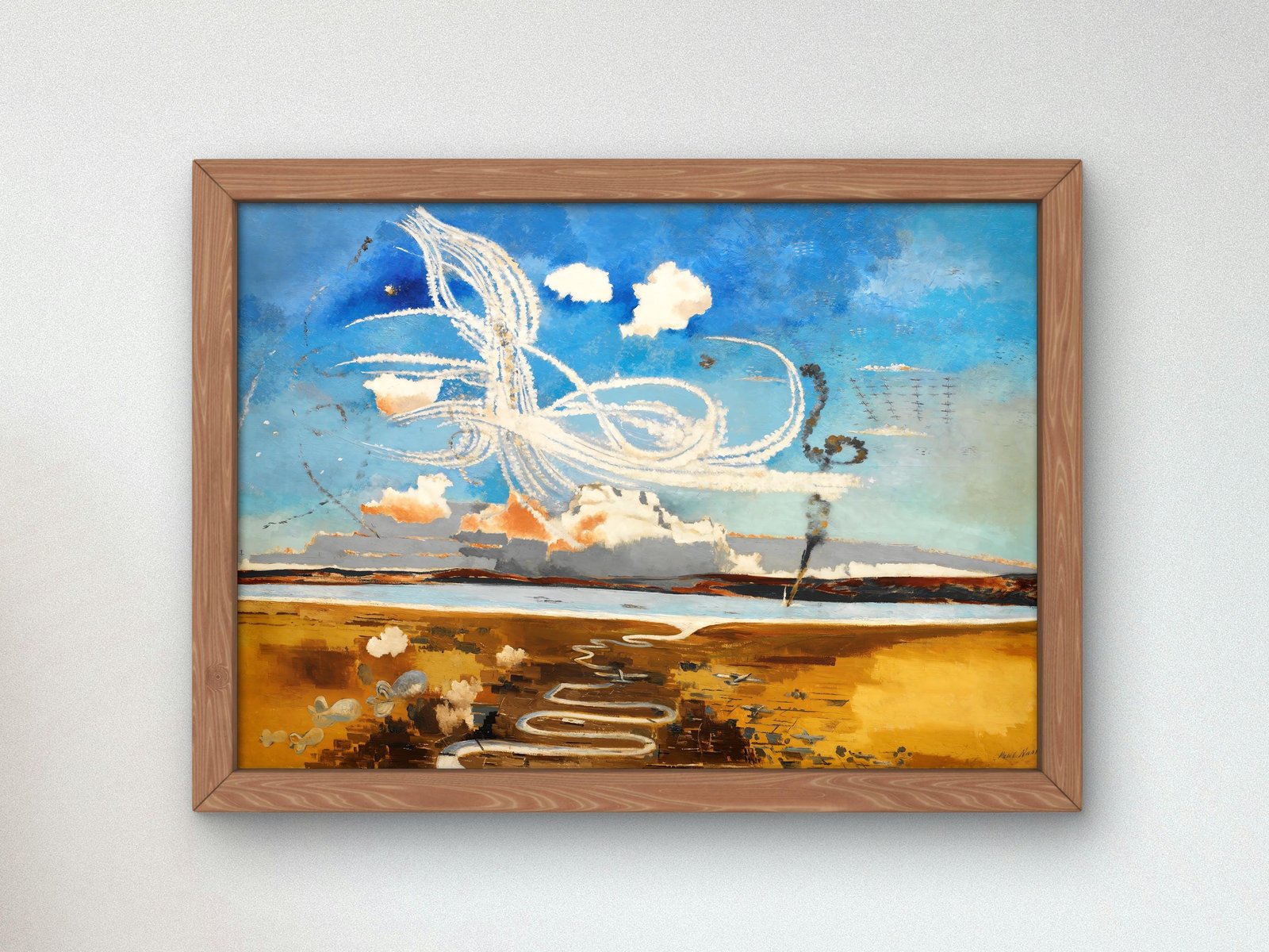 Battle of Britain by Paul Nash, 1941, Surrealism and Modern Art, fine art print