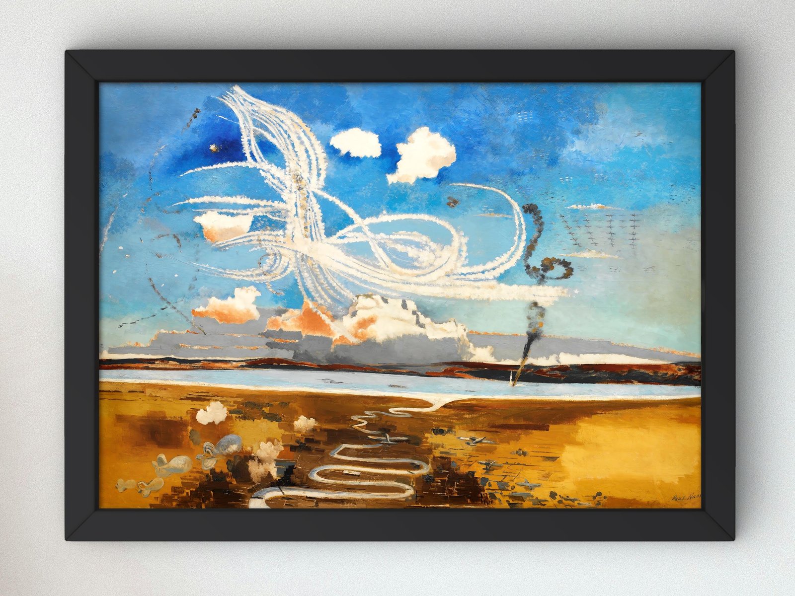 Battle of Britain by Paul Nash, 1941, Surrealism and Modern Art, fine art print