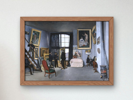 Bazille's Studio by Frédéric Bazille, 1870, Realism and Naturalism, fine art print