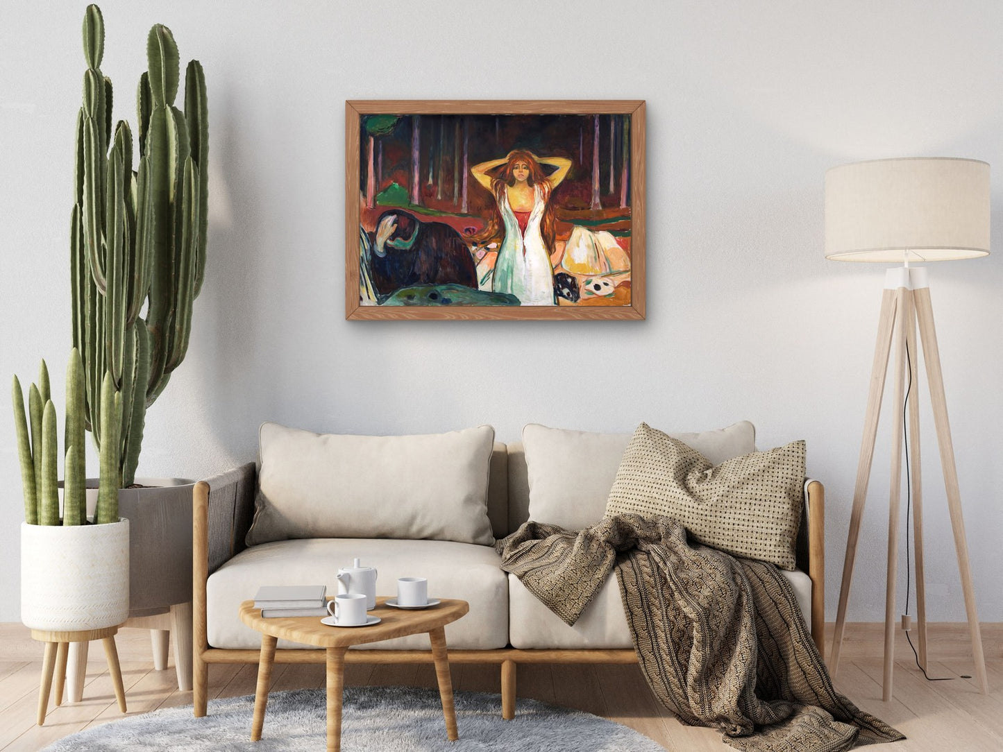 Ashes by Edvard Munch 1925, Wall Art Print, Fine Art Reproduction, Museum Quality Decor, Poster