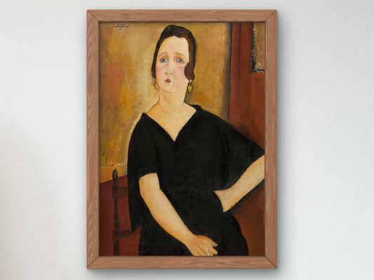Madame Amédée by Amedeo Modigliani 1918, Wall Art Print, Fine Art Reproduction, Museum Quality Decor, Poster