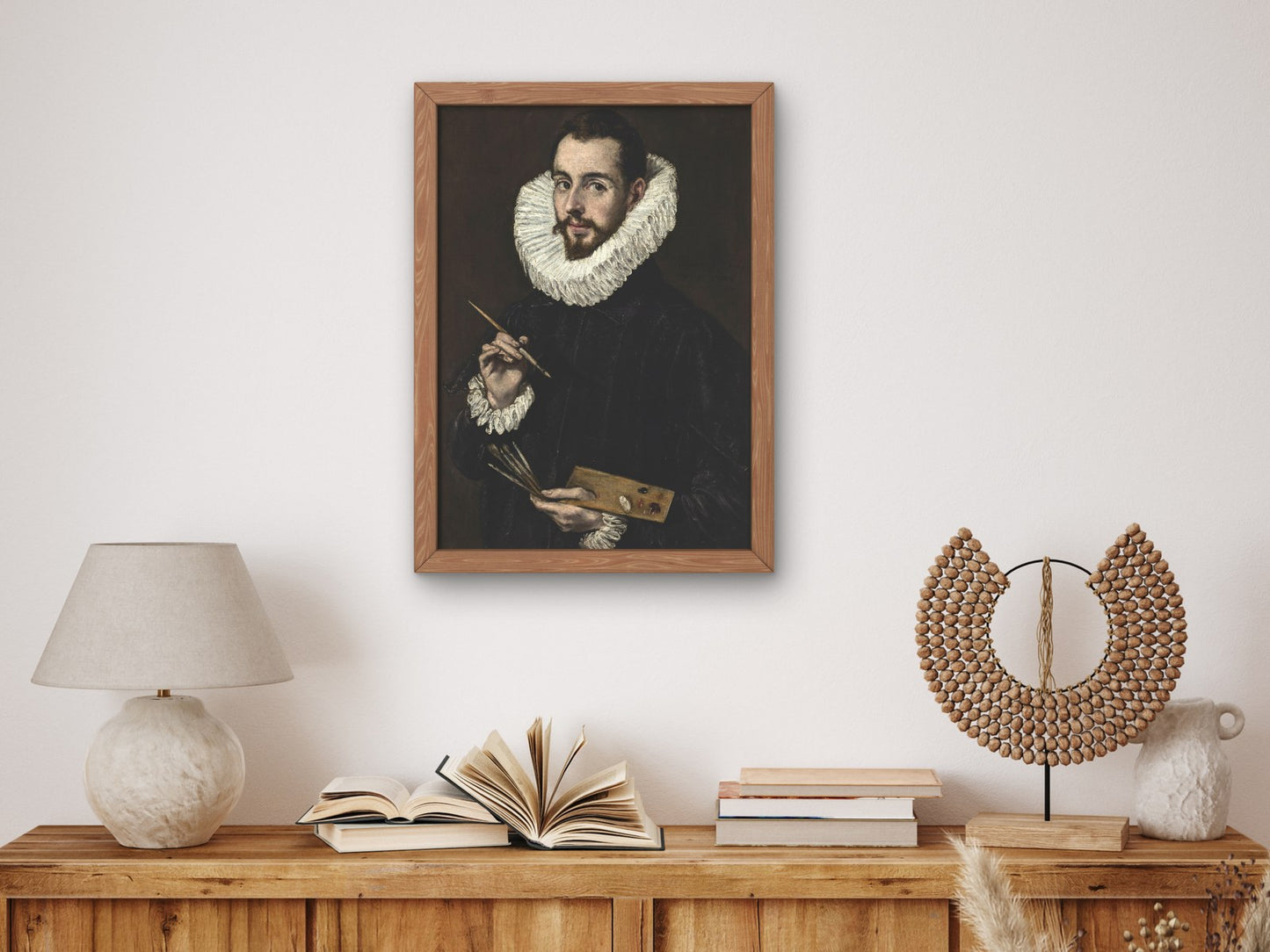 Portrait of Jorge Manuel Theotokopoulos by El Greco 1600, Wall Art Print, Fine Art Reproduction, Museum Quality Decor, Poster
