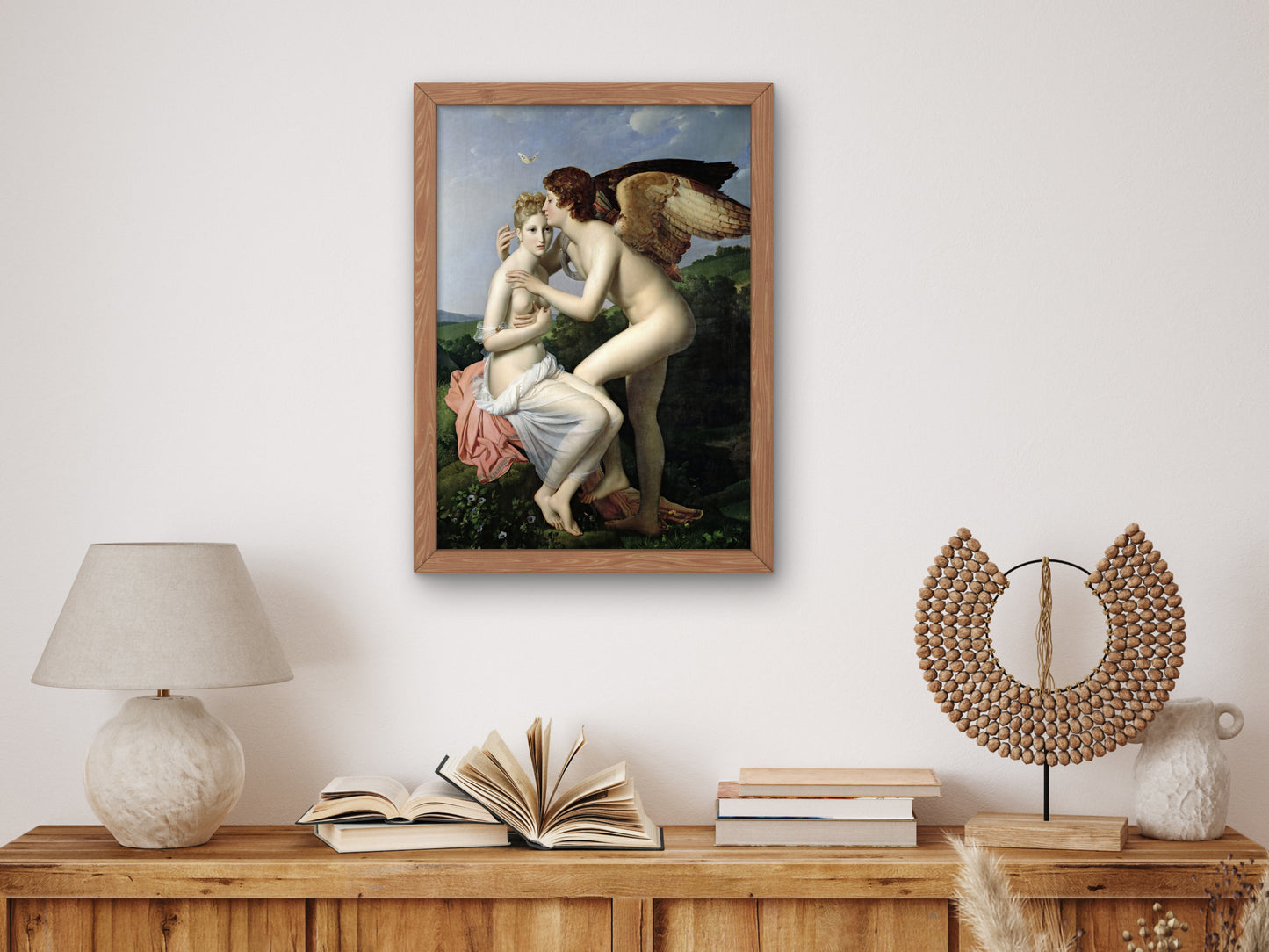 Cupid and Psyche by François Gérard 1798, Wall Art Print, Fine Art Reproduction, Museum Quality Decor, Poster