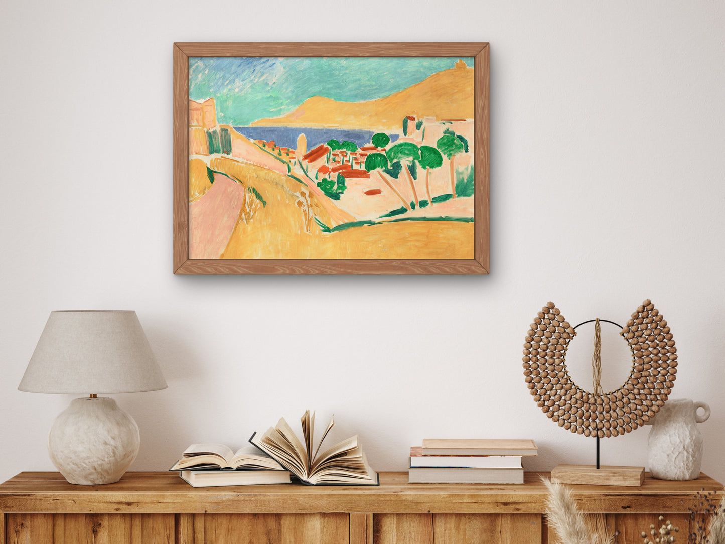Collioure in August by Henri Matisse 1911, Wall Art Print, Fine Art Reproduction, Museum Quality Decor, Poster