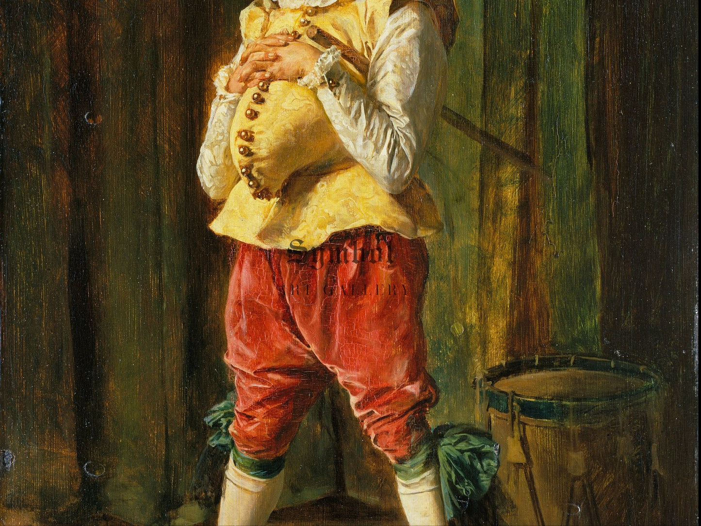 Polichinelle by Ernest Meissonier 1860, Wall Art Print, Fine Art Reproduction, Museum Quality Decor, Poster