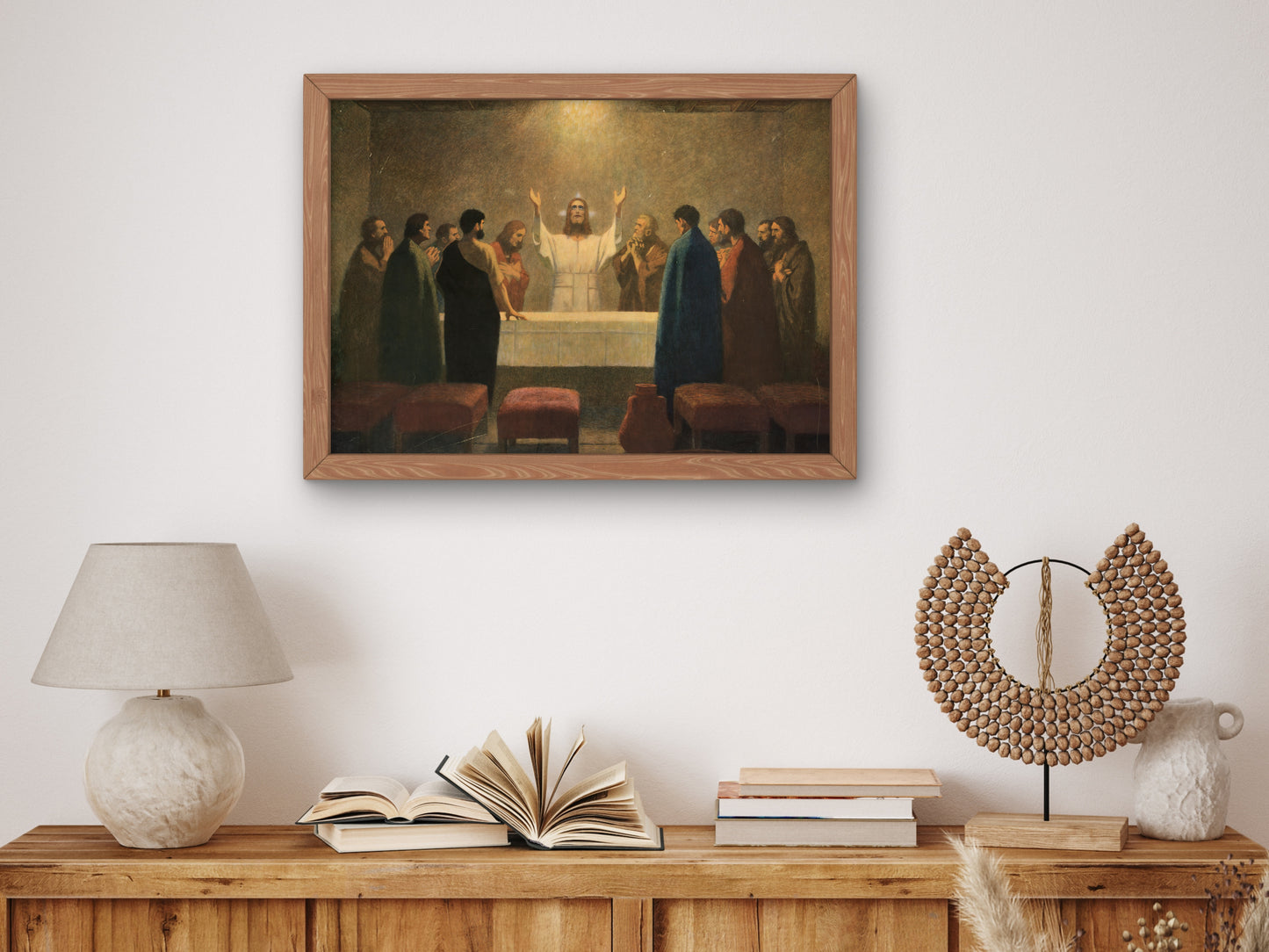 The Lord's Supper by Gebhard Fugel 1937, Wall Art Print, Fine Art Reproduction, Museum Quality Decor, Poster