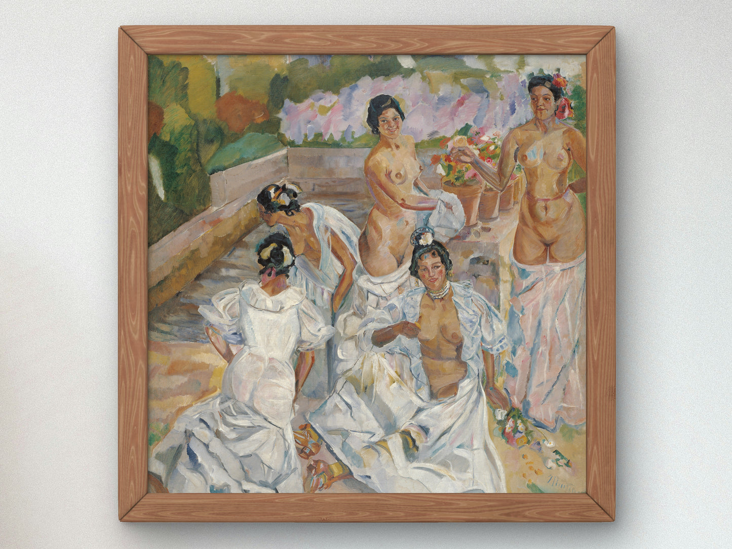 The Bath by Francisco Iturrino, Wall Art Print, Fine Art Reproduction, Museum Quality Decor, Poster