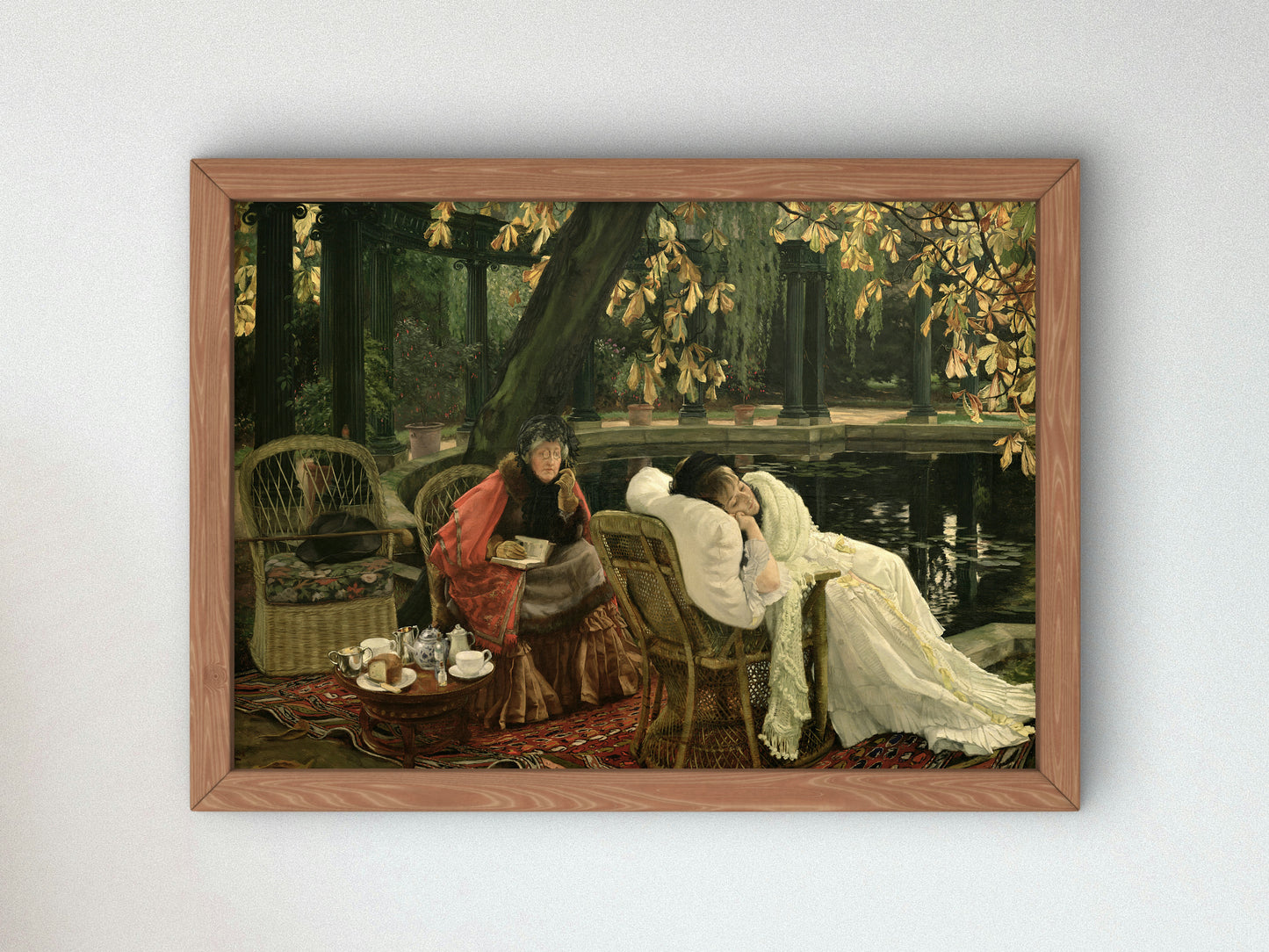A Convalescent by James Tissot 1876, Wall Art Print, Fine Art Reproduction, Museum Quality Decor, Poster