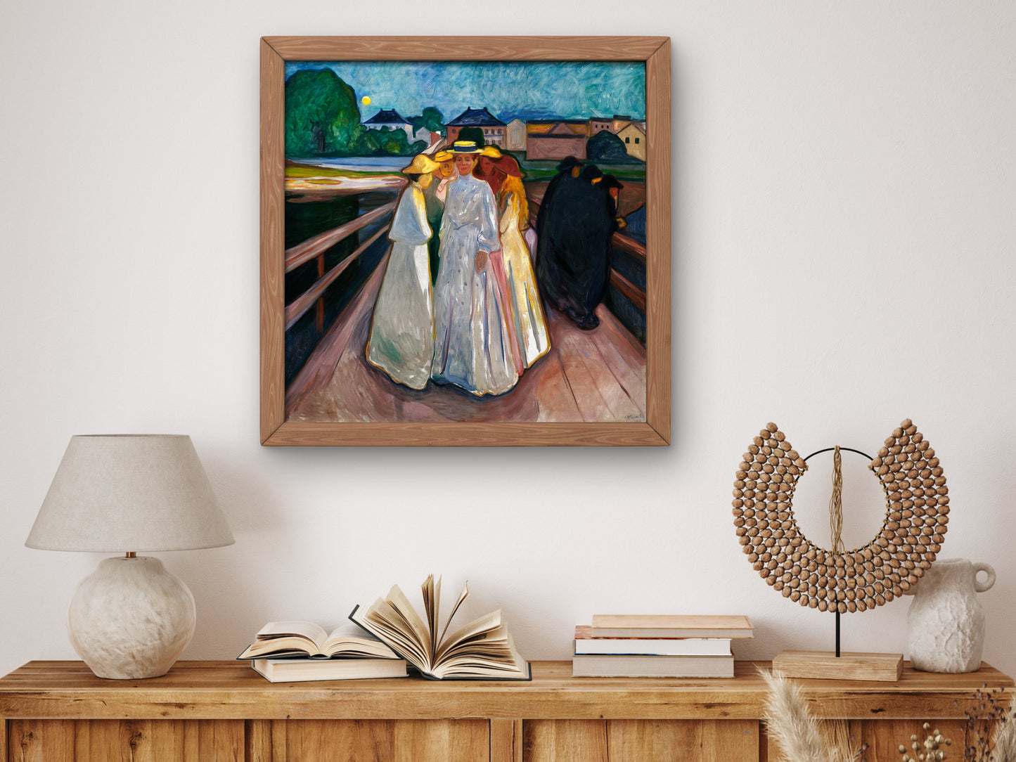 On the Bridge by Edvard Munch 1903, Wall Art Print, Fine Art Reproduction, Museum Quality Decor, Poster